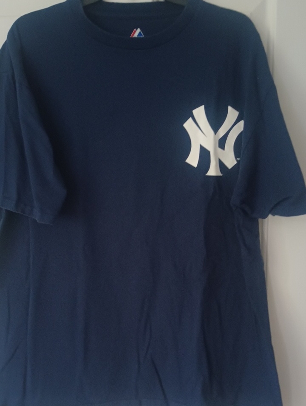 New York Yankees Navy Short-Sleeve Logo T-Shirt- #25 Teixeira